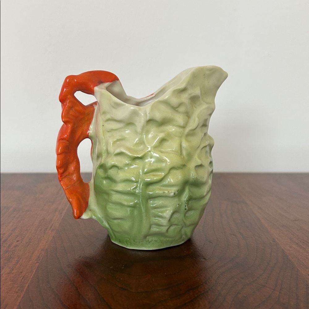 Vintage Ceramic Lobster Cabbageware Creamer - Picture 2 of 5